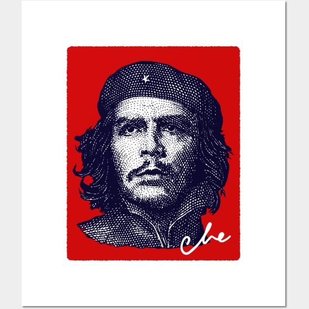 Che Guevara from Cuba banknote Wall Art by yosuke